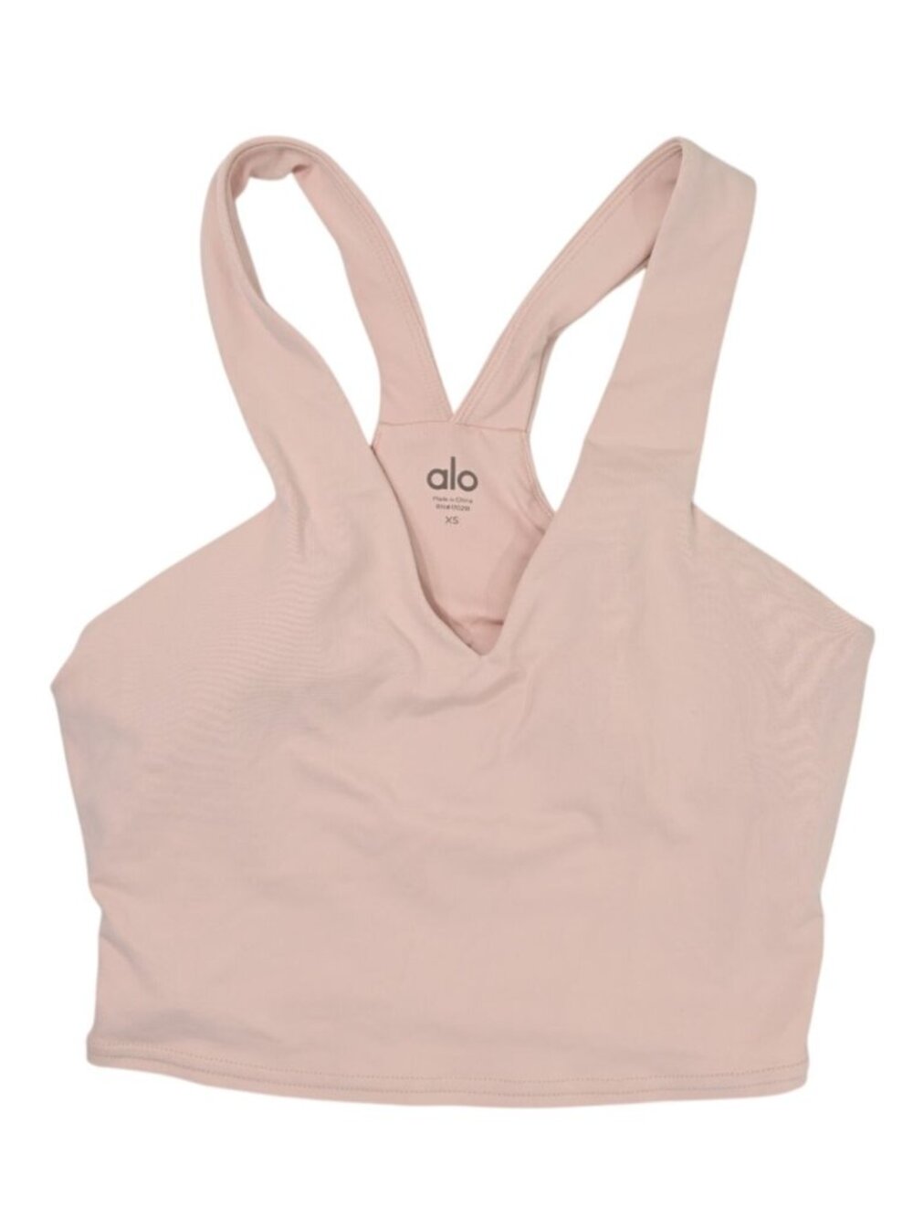 ALO Yoga Airbrush Real Bra Tank in Ballet Pink